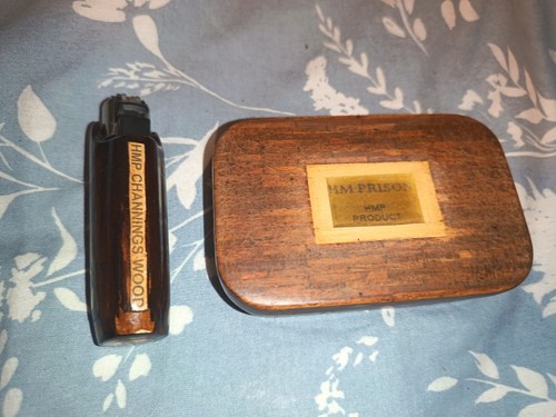 Hmp prison made tobbaco tin - made,