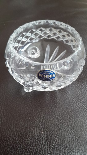 Bohemia crystal glass bowl - bohemia,