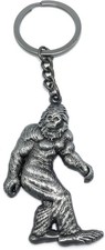 Metal Bigfoot Keychain -