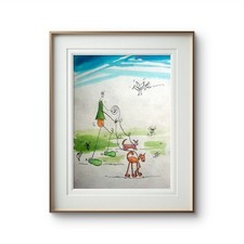 Dog Walk 7"x10" Original