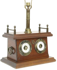 Lamp, Table, Mahogany-Cased