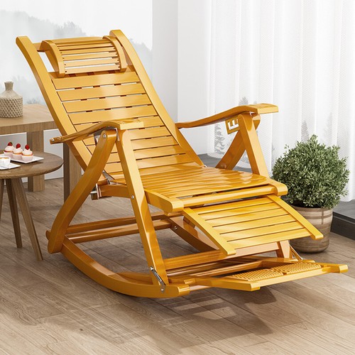 Natural bamboo sun lounge - bamboo,