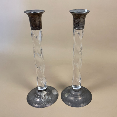 Vintage matching silver metal - vintage,