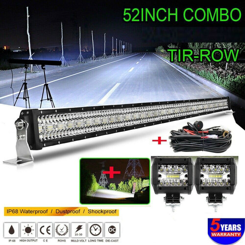 Tri row led light - tri, bar