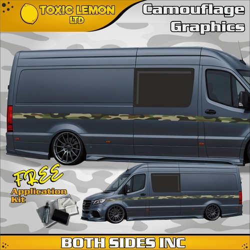 Mercedes sprinter camo - sprinter, side