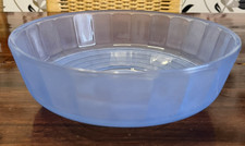 VINTAGE "9" OPAQUE BLUE BOWL
