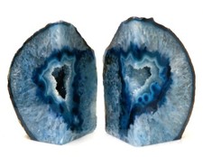 Agate Geode Blue Banded