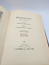 Verdi: Rigoletto Vocal Score -