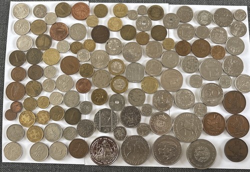 Foreign coins job lot - job,
