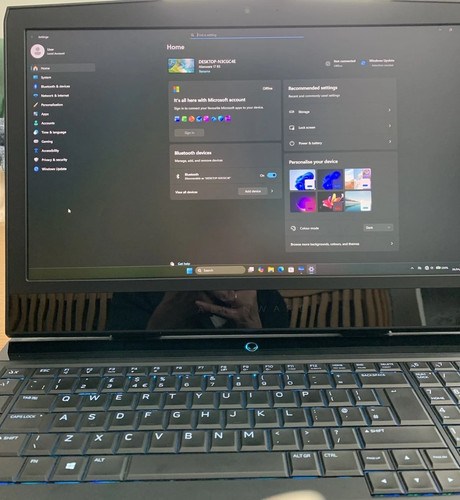 Alienware gaming laptop - 17,