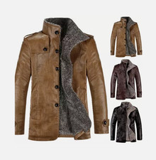Men Warm Winter Overcoat