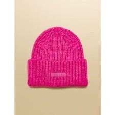 Joules Rosa Pink Beanie Hat -