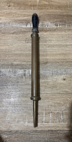 Antique brass pump syringe - antique,
