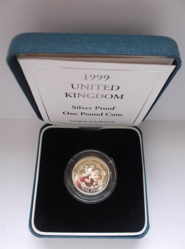 Silver proof one pound - £1,
