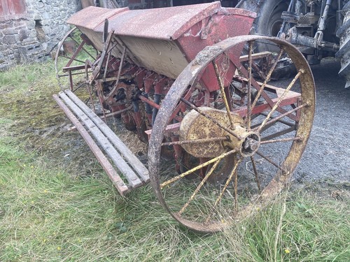 Vintage corn drill - vintage,