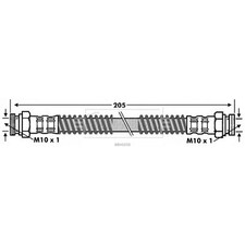 Brake Hose For Peugeot 305 1.9