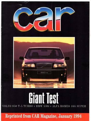 Volvo 850 saloon road - volvo, test