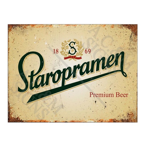 Metal tin sign plaque - sign,