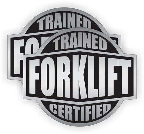 Pair forklift trained - pair,