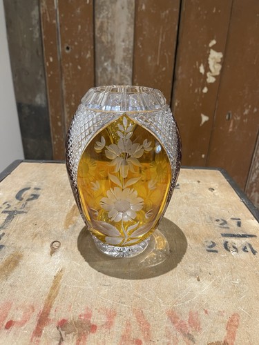 Vintage julia glassworks amber - julia,