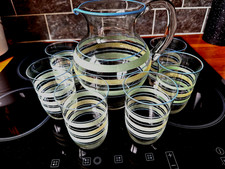 1950's 7pc Lemonade Set Banded