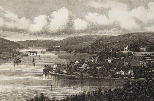 Kingswear and river dart - river, in