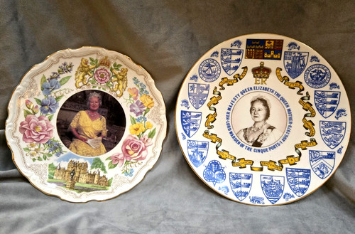Plates queen elizabeth - of,