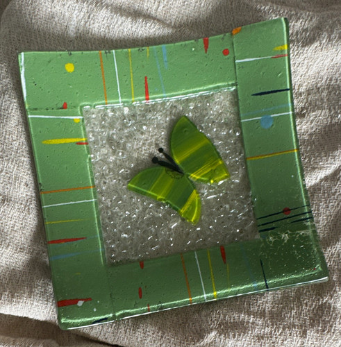 Handmade square green - handmade,