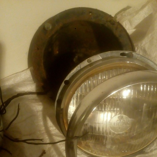 Vintage pair lucas lights - vintage, h