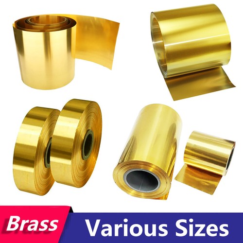 Thin brass sheet roll - thin,