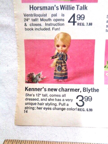 Vintage kenner blythe doll - ad,