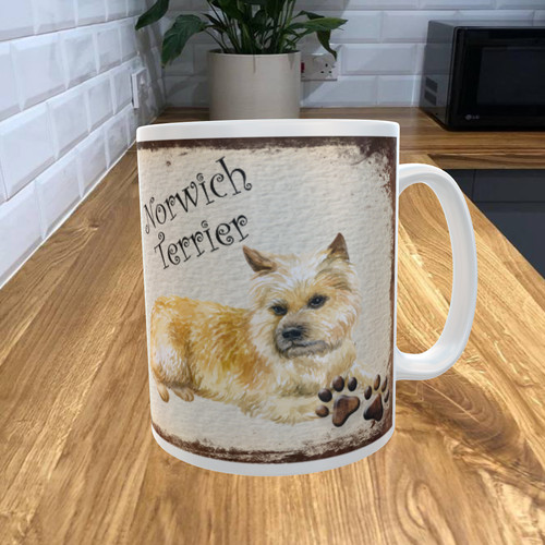 Norwich terrier 11oz coffee - norwich,