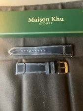 Jaeger LeCoultre Reverso Fagliano style Leather 19/16mm Watch Strap 