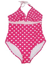 Pink White Polka Dot Swim Suit