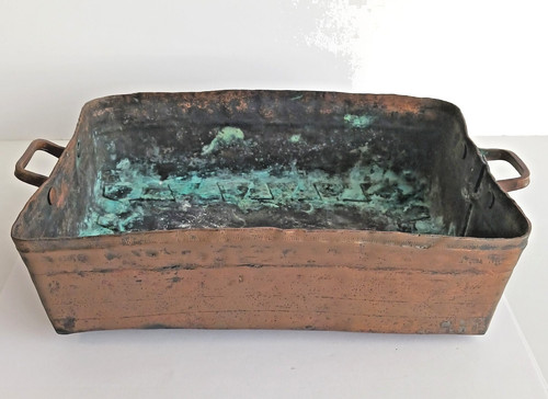 Rustic copper roasting pan - roasting,