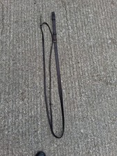 reins, leather, plaited, 220cm