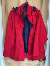 Rain Coat Jacket Red Size 16