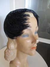 VINTAGE 1950s BLUE FEATHER HAT