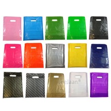 COLOURED PLASTIC CARRIER BAGS