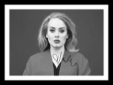 Adele autograph signed - autograph, &