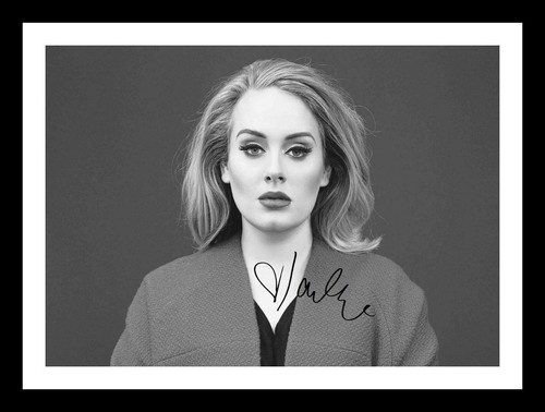 Adele autograph signed - signed, &