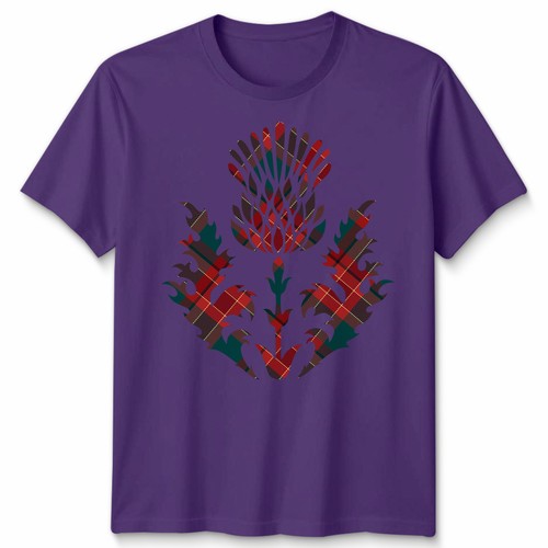 Scottish tartan unisex shirt - t,