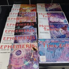 Astrological Ephemeris 12 booklets Astrology from Mind Body Spirit magazine