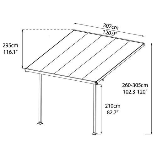 Palram canopia feria patio - canopia,