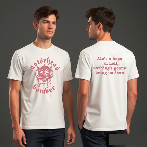 Vintage style motorhead - motorhead, tee