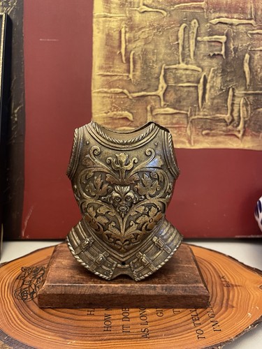 Vintage brass knight armor - vintage,