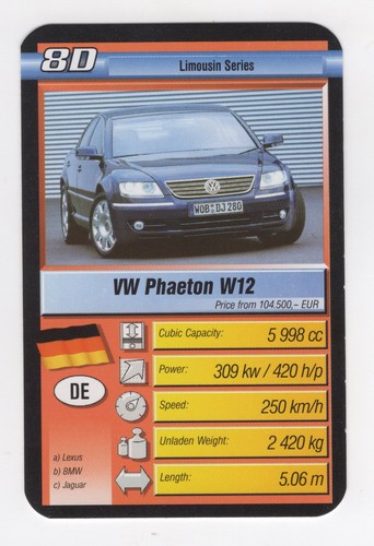 Top trumps limousin series - top,
