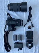 Sony Alpha A65 Digital SLT Camera with sony lenses and speed light flash