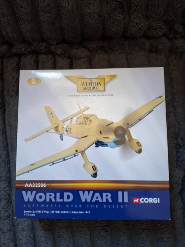 Corgi junkers 87b trop libia - junkers, 87b/2
