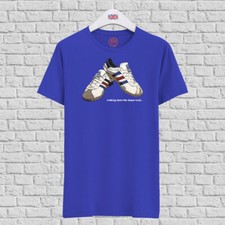 Sloper Road Blue Organic Cotton T-shirt for fans of Cardiff City Football Gift